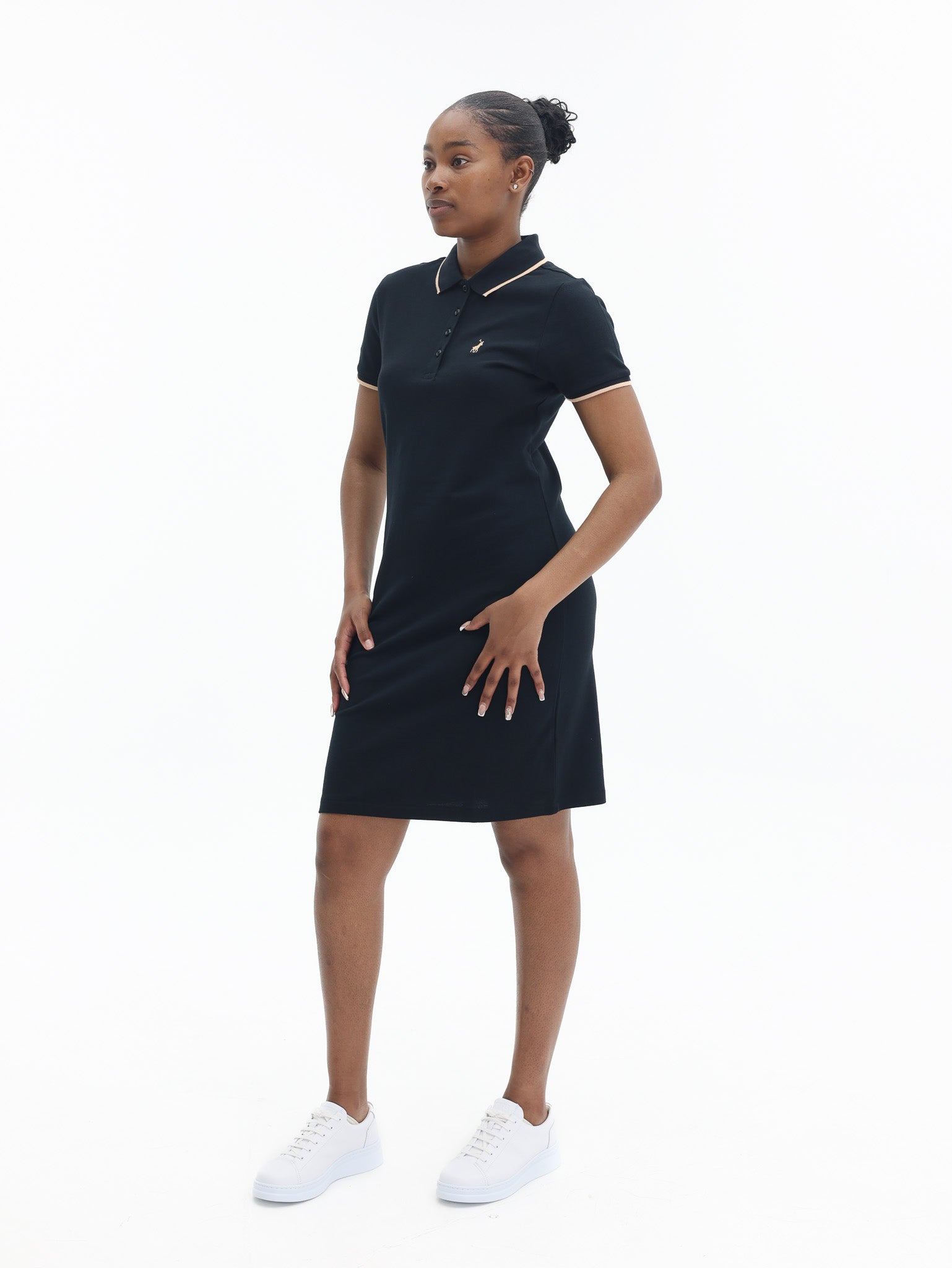 Polo Leah SS Polo Dress Black